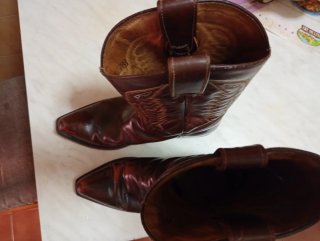 Stivali texani uomo marrone 43/44