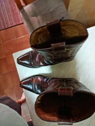 Stivali texani uomo marrone 43/44