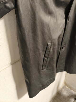 Chaqueta de cuero negra "in extensi" Talla 56