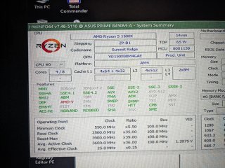 Placa Base ASUS B450M-A + Ryzen 5 1500X