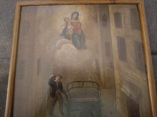 Antico dipinto Ex Voto 1886