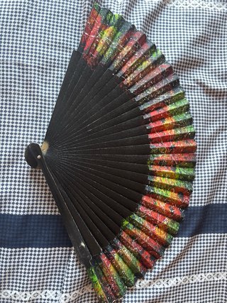 Lote de 4 Abanicos Decorados