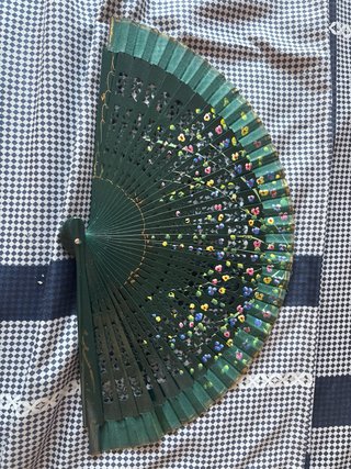 Lote de 4 Abanicos Decorados