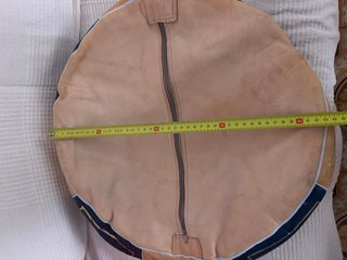 Puf artesanal Marroquí Piel de Camello