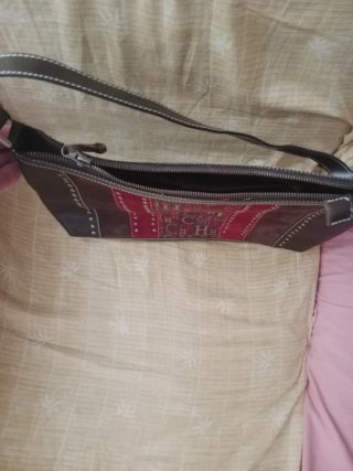 Bolso Carolina Herrera Negro y Rojo
