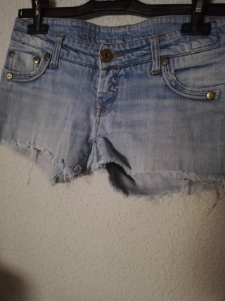 Shorts vaqueros Blanco