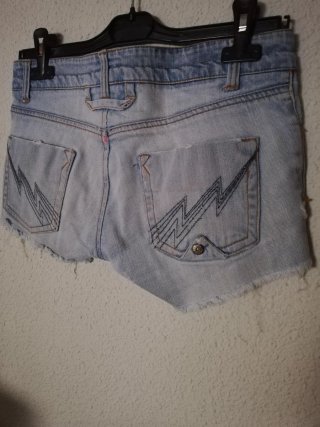 Shorts vaqueros Blanco
