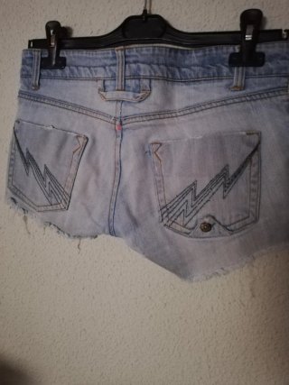Shorts vaqueros Blanco