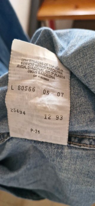Camisa Vaquera Levi's Talla XL