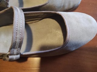 Manoletinas Zara grises talla 39