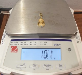 COLGANTE FARAON DE ORO 18K/ 10.1GR