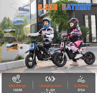 Bicicleta Eléctrica Infantil R9X PRO 12