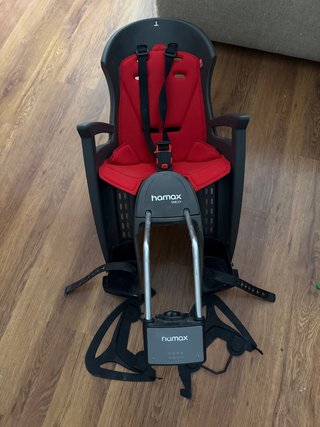 Silla para bicicleta Hamax Smiley Rojo