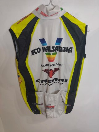 Smanicato Ciclismo SWISS+PRO Bianco Giallo