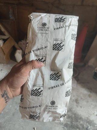 Fibras de vidrio anti-crack 500gr