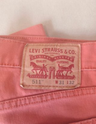 Pantalón Levi's 511 Slim Fit Coral W31