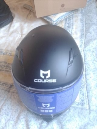 Casco de moto COURSE negro