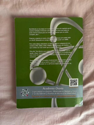 Libros academia osorio Una química para todos