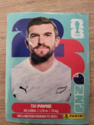 Cromo Tim Paine Wellington Phoenix FC
