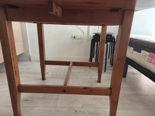 Mesa abatible de madera Ikea