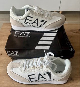 Zapatillas Emporio Armani EA7 Blancas/Beige