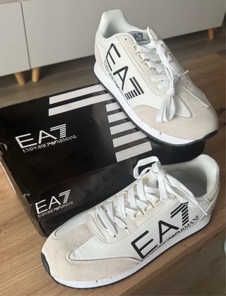 Zapatillas Emporio Armani EA7 Blancas/Beige