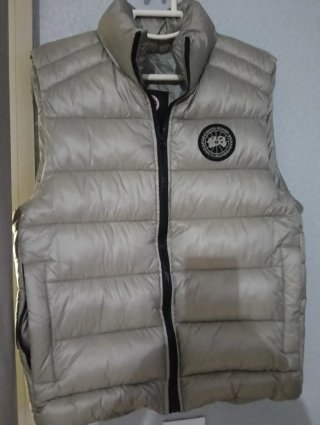 Chaqueta sin mangas Canada Goose plateada