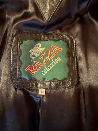 Chaqueta de piel ovina negra