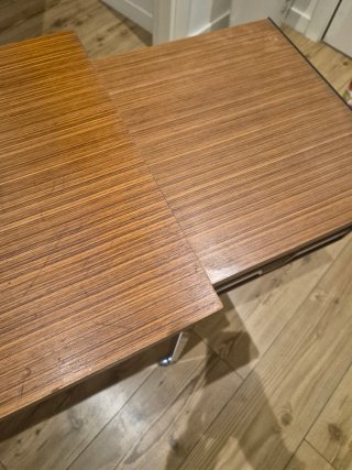 Mesa extensible vintage años 60/70 marca PLANMOBEL