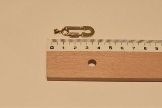 COLGANTE ALFILER DE ORO 18K/ 2.2GR
