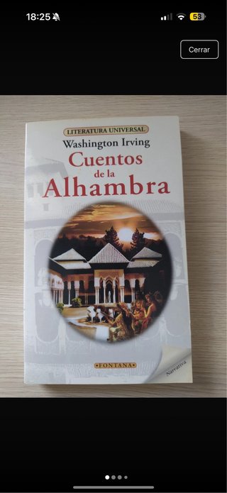 Libro Cuentos de la Alhambra
