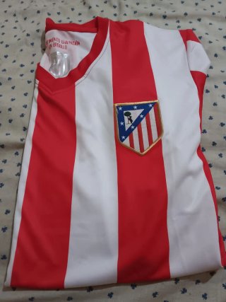 Camiseta Hombre Rayas Rojas y Blancas