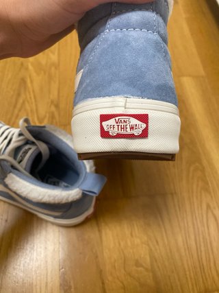 Zapatillas Vans Altas Azules con Forro