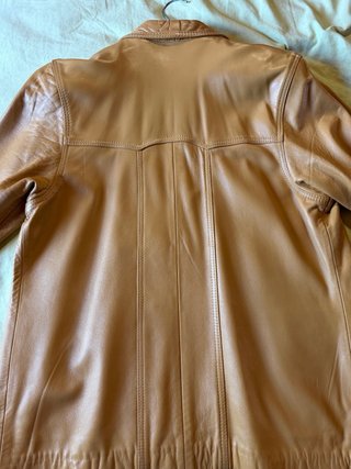 Chaqueta color melocotón 100% ovino tipo chaqueton