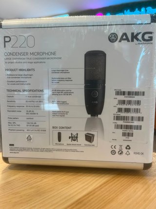 Micrófono AKG P220 Profesional