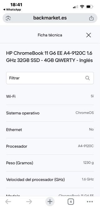 HP Chromebook Negro y amarillo se regala cargador