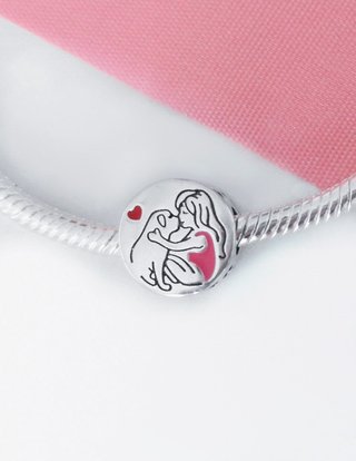 CHARM PERRO CORAZON PARA PULSERA PANDORA CAJA