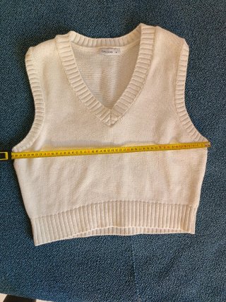 Gilet Calliope bianco taglia M