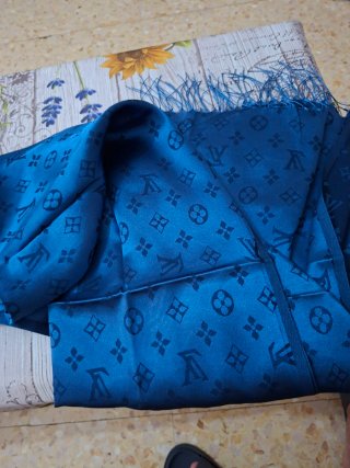 Bufanda Louis Vuitton Azul