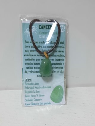 Colgante Horóscopo Cáncer (Aventurina Verde)