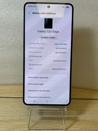 Samsung Galaxy S25 Edge 256GB Negro