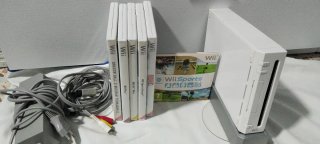 Nintendo Wii Blanca + 6 Juegos + Balance