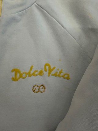 Chándal Escada azul claro con vivo amarillo