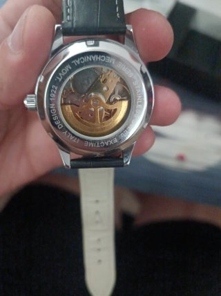 Reloj Automático Exactime Negro y Dorado