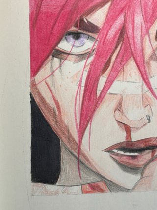 Dibujo Vi Arcane hecho a mano.