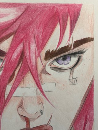 Dibujo Vi Arcane hecho a mano.