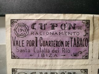 Cartillas de raciones Españolas División Azul