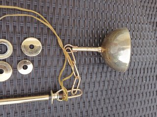 Ricambi Lampadario Ottone Vintage Asta 38cm