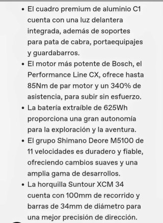 Bicicleta Eléctrica Cannondale Neo 2 talla S