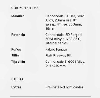 Bicicleta Eléctrica Cannondale Neo 2 talla S